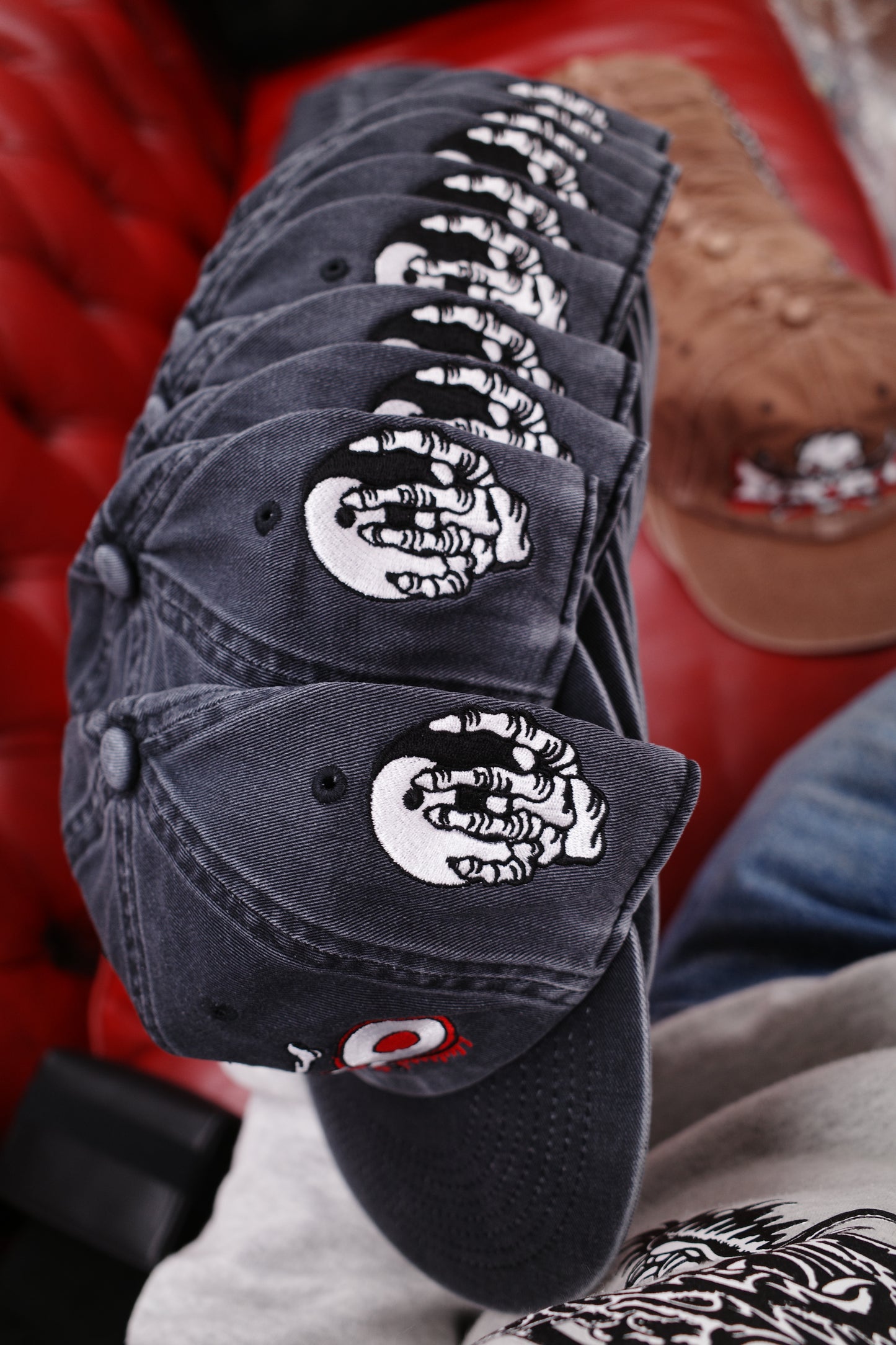 skull tattoo cap