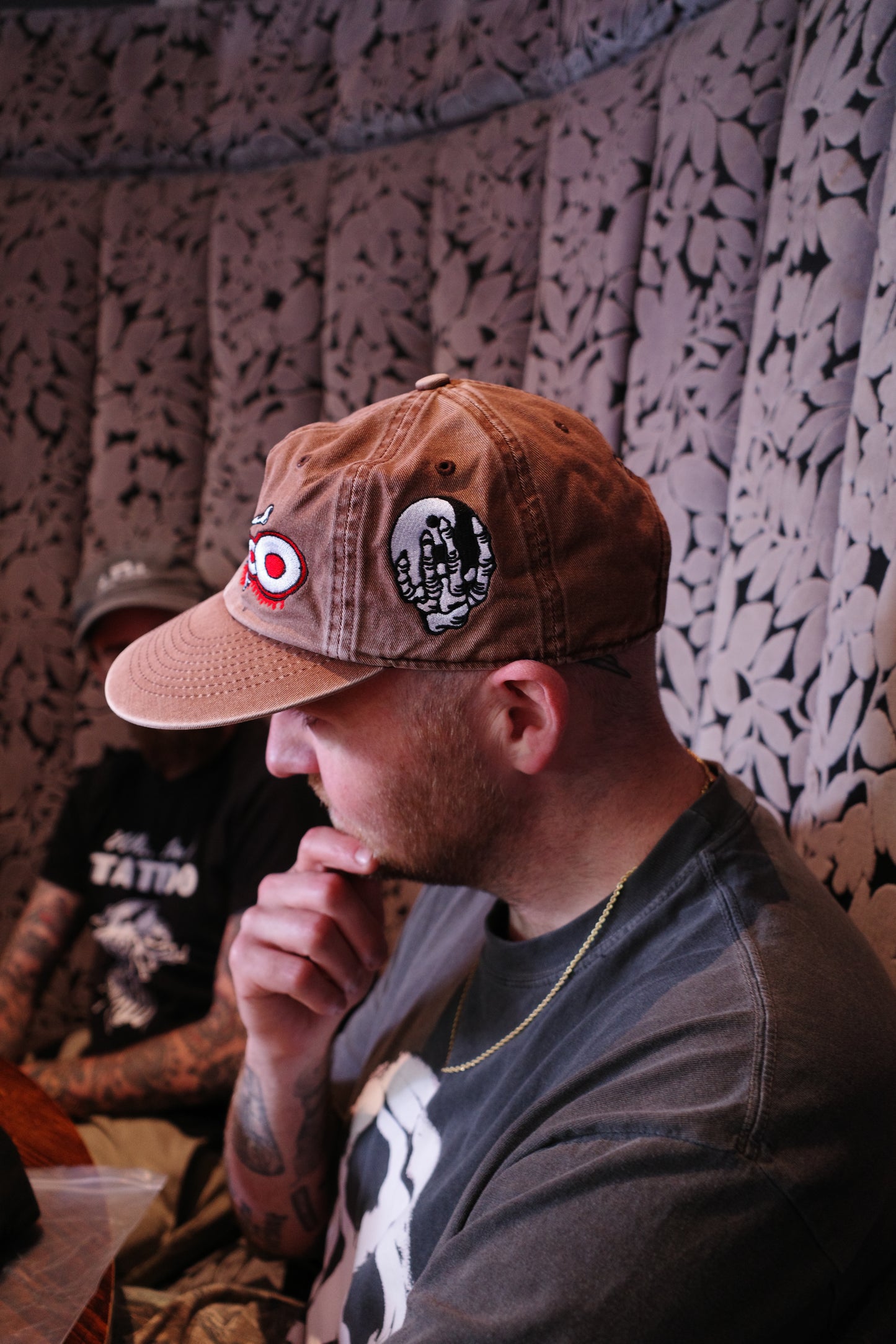 skull tattoo cap