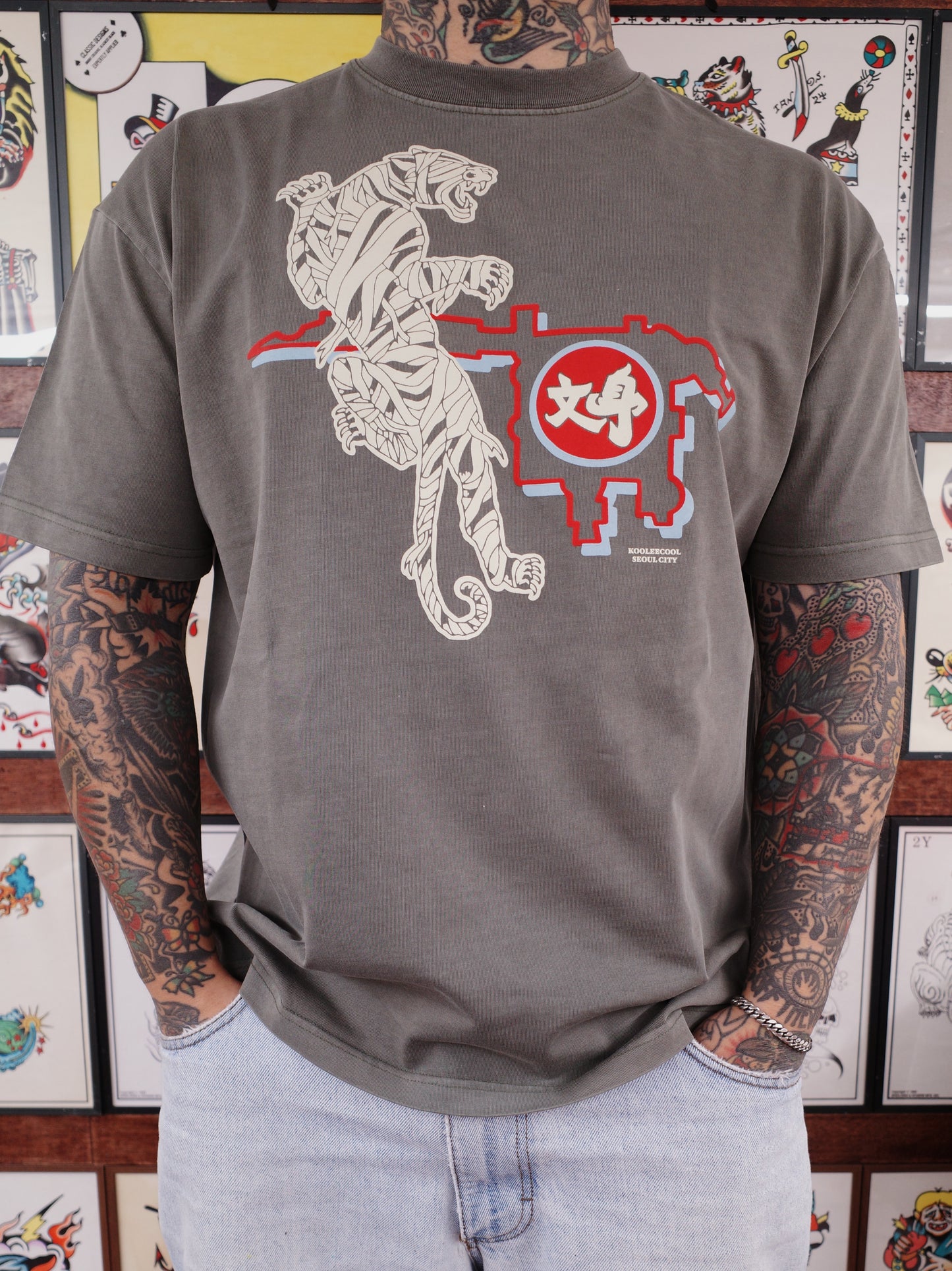 'Bandaged panther' shirts